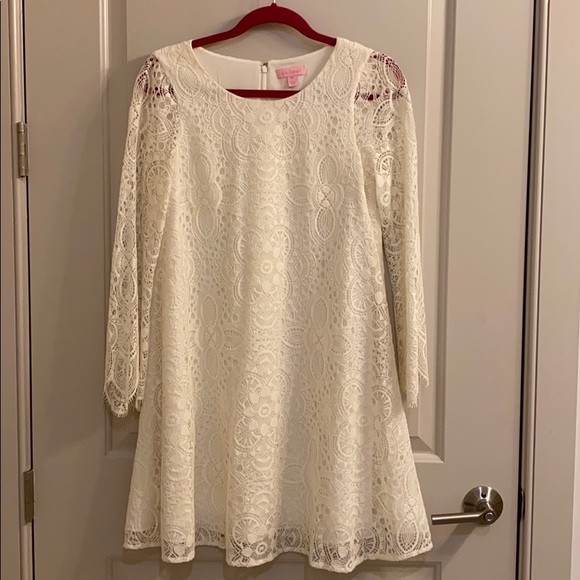 Lilly Pulitzer Dresses & Skirts - Lily Pulitzer Ivory Lace Dress